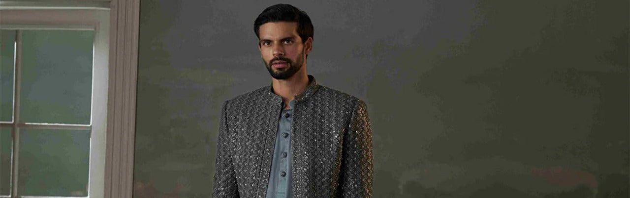 A Groom's New Chapter: Redefining Style with Histori Shop's Modern Sherwanis