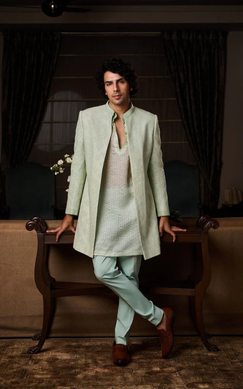 Classic Groom Style: Jacket Sherwanis & Kurta Churidars