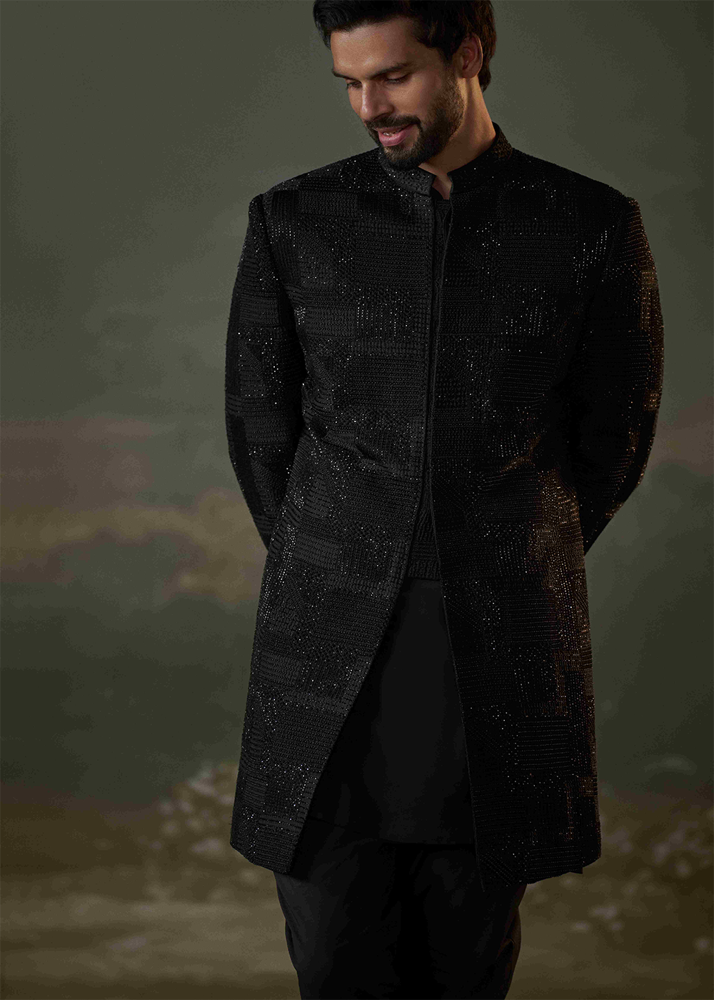 Sherwani Kurta Trouser Set